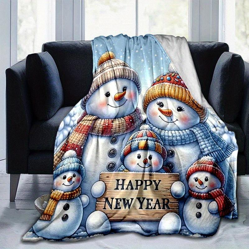1pc Cute Snowman Printing Lightweight Flannel Blanket, Comfortable and Warm Blanket, for Camping Sofa Bed and Couch Office, Gift Blankets in All 100x150cm
1pc Cute Snowman Printing Lightweight Flannel Blanket, Comfortable and Warm Blanket, for Camping Sofa Bed and Couch Office, Gift Blankets in All 100x150cm