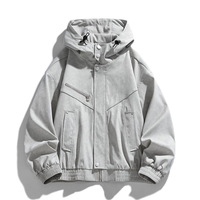 Men s Suede Hooded Jacket, Autumn Winter Trend, Loose Fit, Outdoor Functional Style, Plus Size 7XL білий/сірий колір
Men s Suede Hooded Jacket, Autumn Winter Trend, Loose Fit, Outdoor Functional Style, Plus Size 7XL білий/сірий колір