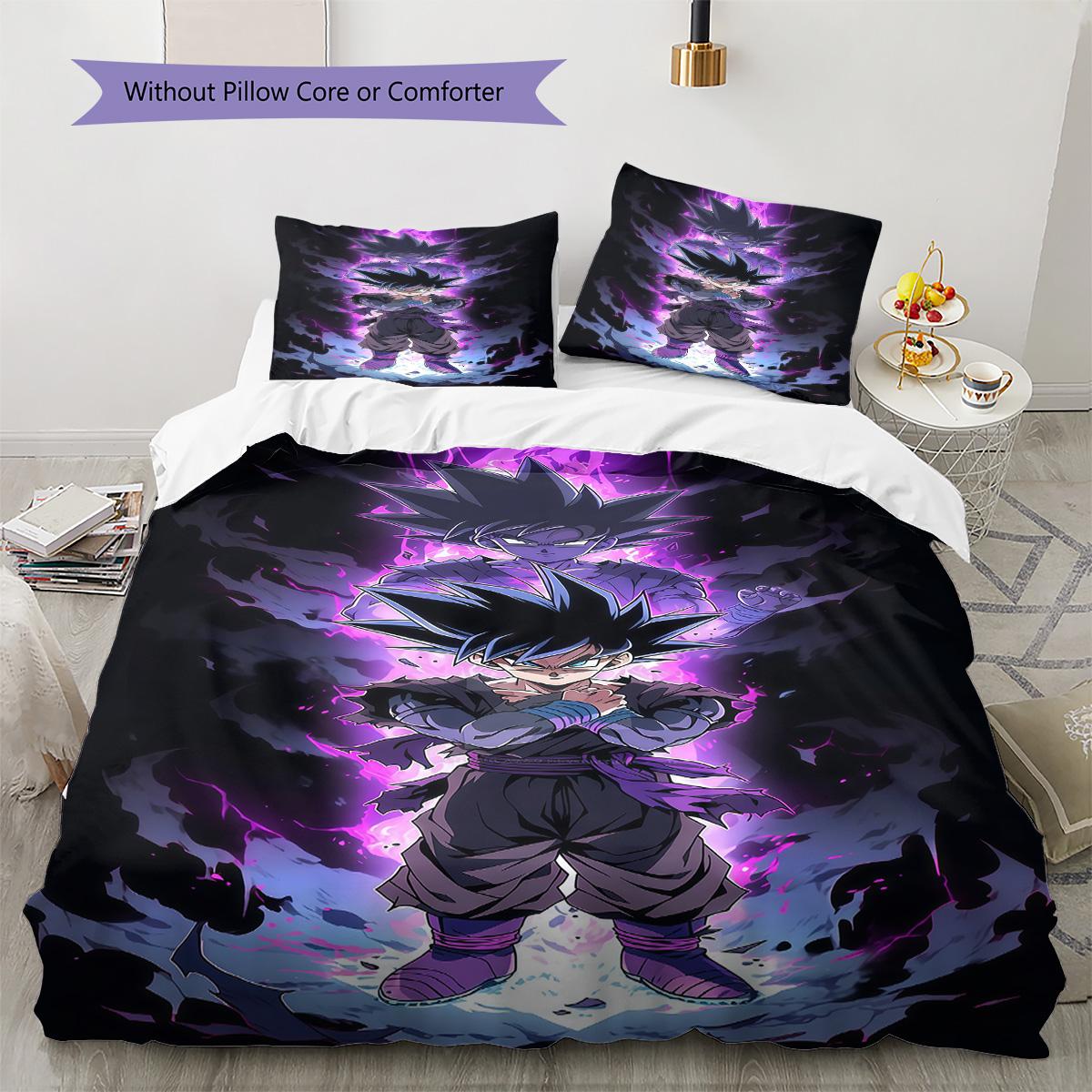 Dragon Ball Full Size Bedding Set Soft Microfiber Duvet Cover Breathable for Bedroom 135x200cm
Dragon Ball Full Size Bedding Set Soft Microfiber Duvet Cover Breathable for Bedroom 135x200cm