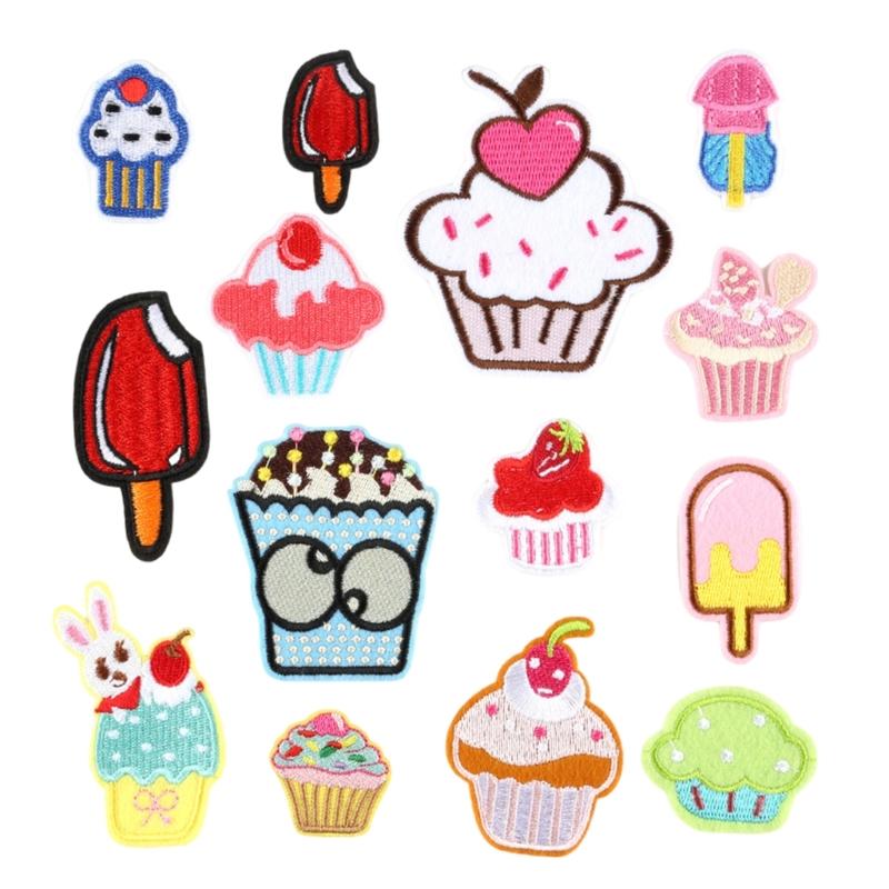 14 Pcs Cake Iron on Patches Food Repair Patches Ice Cream Sewing on Applique Patches for Clothing Jeans Hat Backpacks 1
14 Pcs Cake Iron on Patches Food Repair Patches Ice Cream Sewing on Applique Patches for Clothing Jeans Hat Backpacks 1