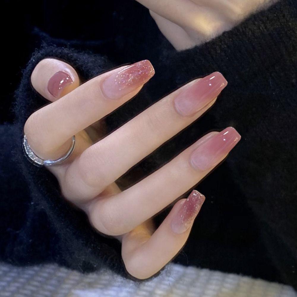 Medium Length Ballerina False Nail Faux Fingernails Nail Tips Waterproof Coffin Fake Nails Women
Medium Length Ballerina False Nail Faux Fingernails Nail Tips Waterproof Coffin Fake Nails Women