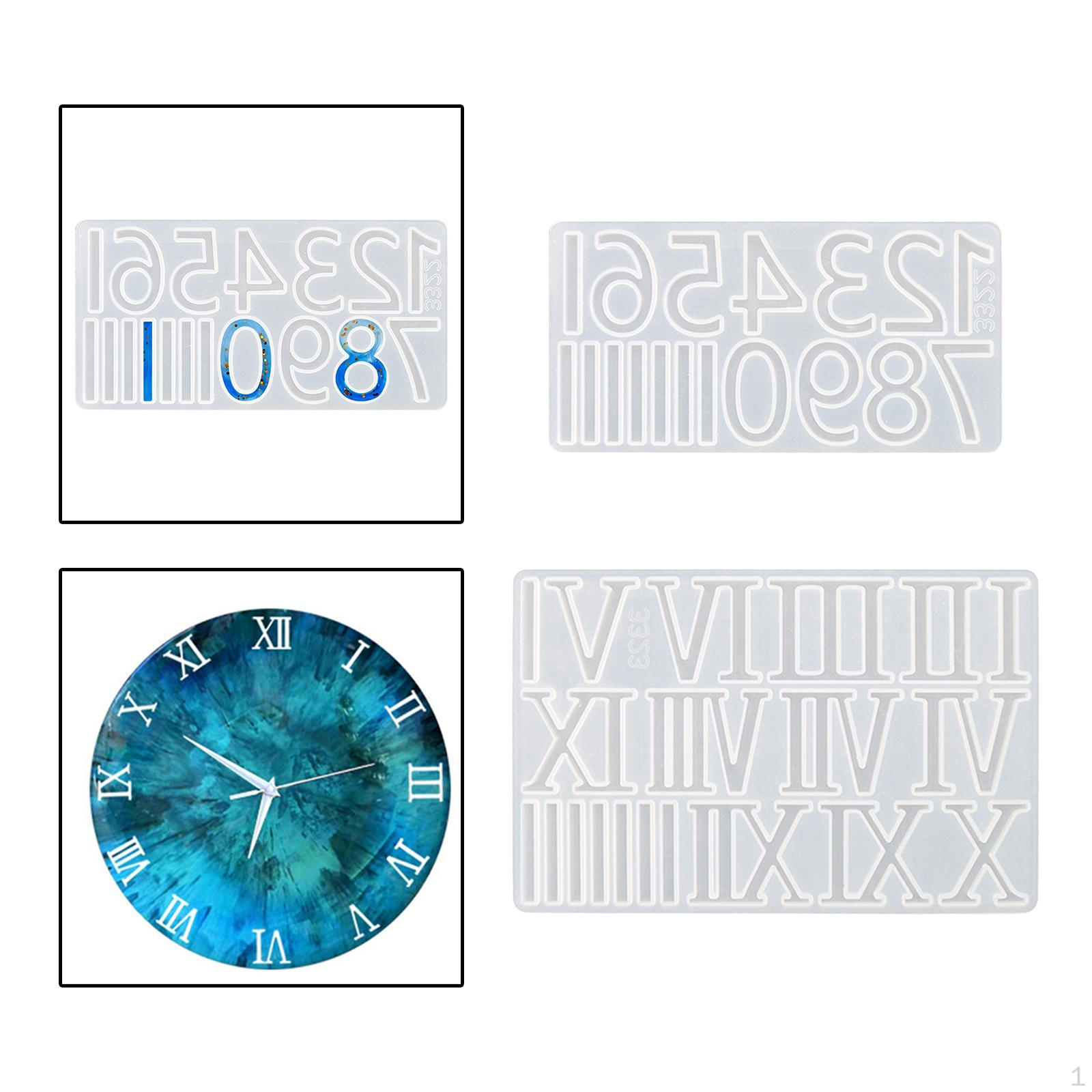 Numerals Clock Numbers Silicone Model, including Arabic and Roman DIY, Portable Making Tools
Numerals Clock Numbers Silicone Model, including Arabic and Roman DIY, Portable Making Tools