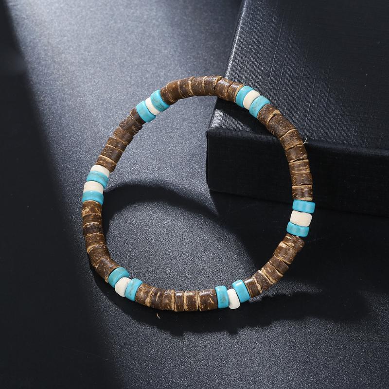 Vintage Handmade Beaded Skull Bracelet For Men Wooden Coconut Shell Beaded Bracelet Jewelry
Vintage Handmade Beaded Skull Bracelet For Men Wooden Coconut Shell Beaded Bracelet Jewelry