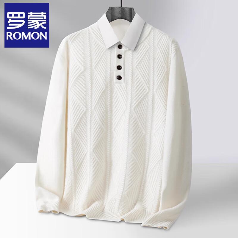 Romon Men s Thick Warm 100% Wool Jacquard Pullover 3XL
Romon Men s Thick Warm 100% Wool Jacquard Pullover 3XL