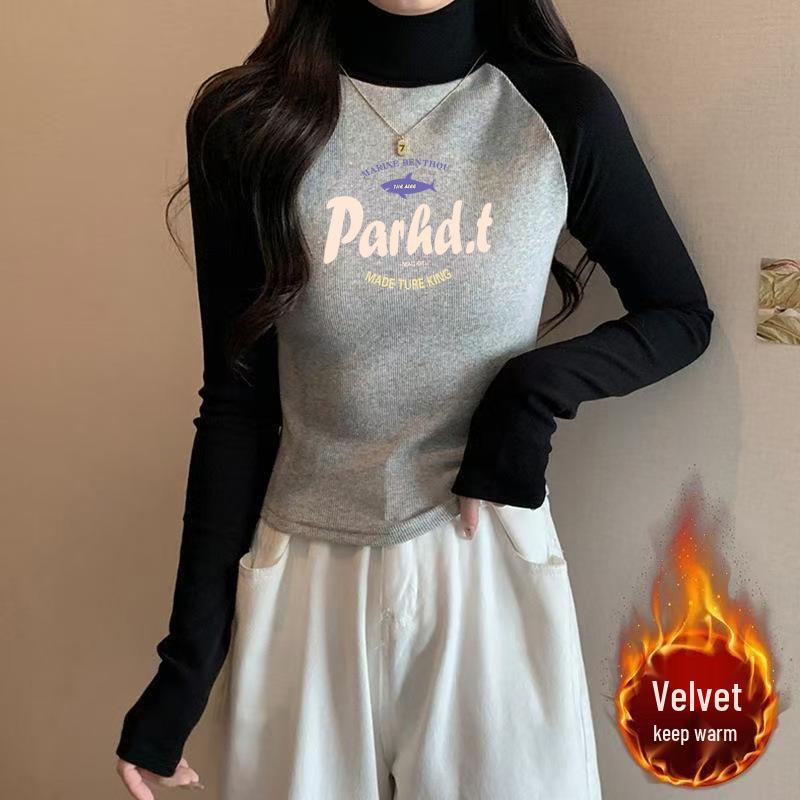 Velvet Chic Raglan Color Block Slim Fit Long Sleeve T-Shirt for Women XL - For 115-130 Jin
Velvet Chic Raglan Color Block Slim Fit Long Sleeve T-Shirt for Women XL - For 115-130 Jin