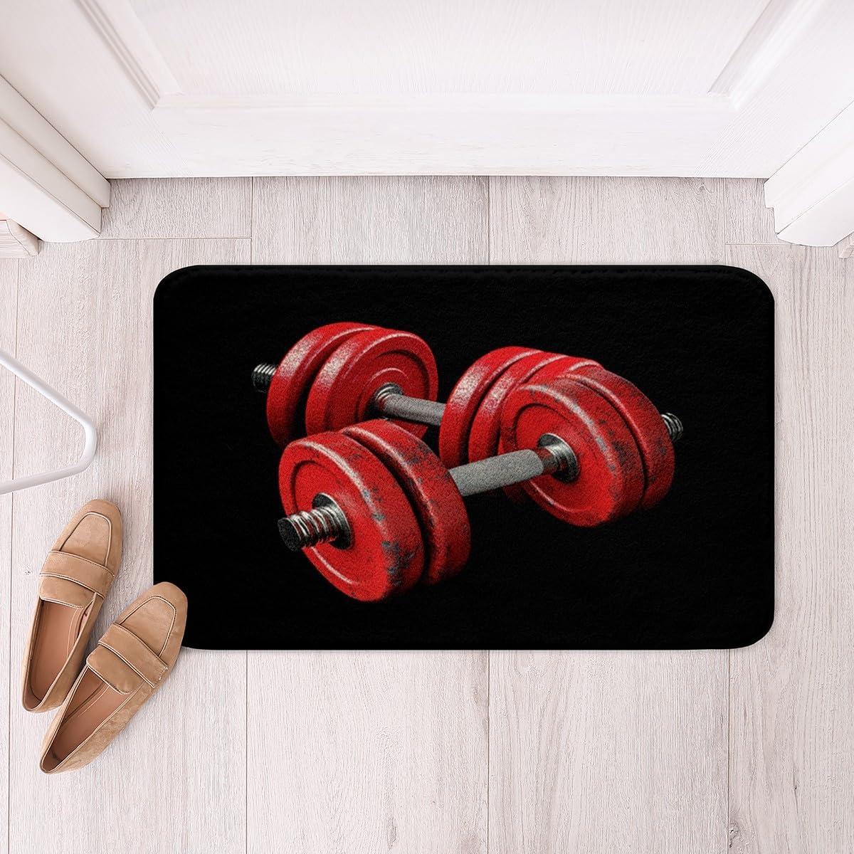 Fitness Themed This Is My Happy Hour Doormat Funny Gym Barbell Quote Print Carpet Soft Non-Slip Entrance Rug for Home Gym 40x60cm
Fitness Themed This Is My Happy Hour Doormat Funny Gym Barbell Quote Print Carpet Soft Non-Slip Entrance Rug for Home Gym 40x60cm