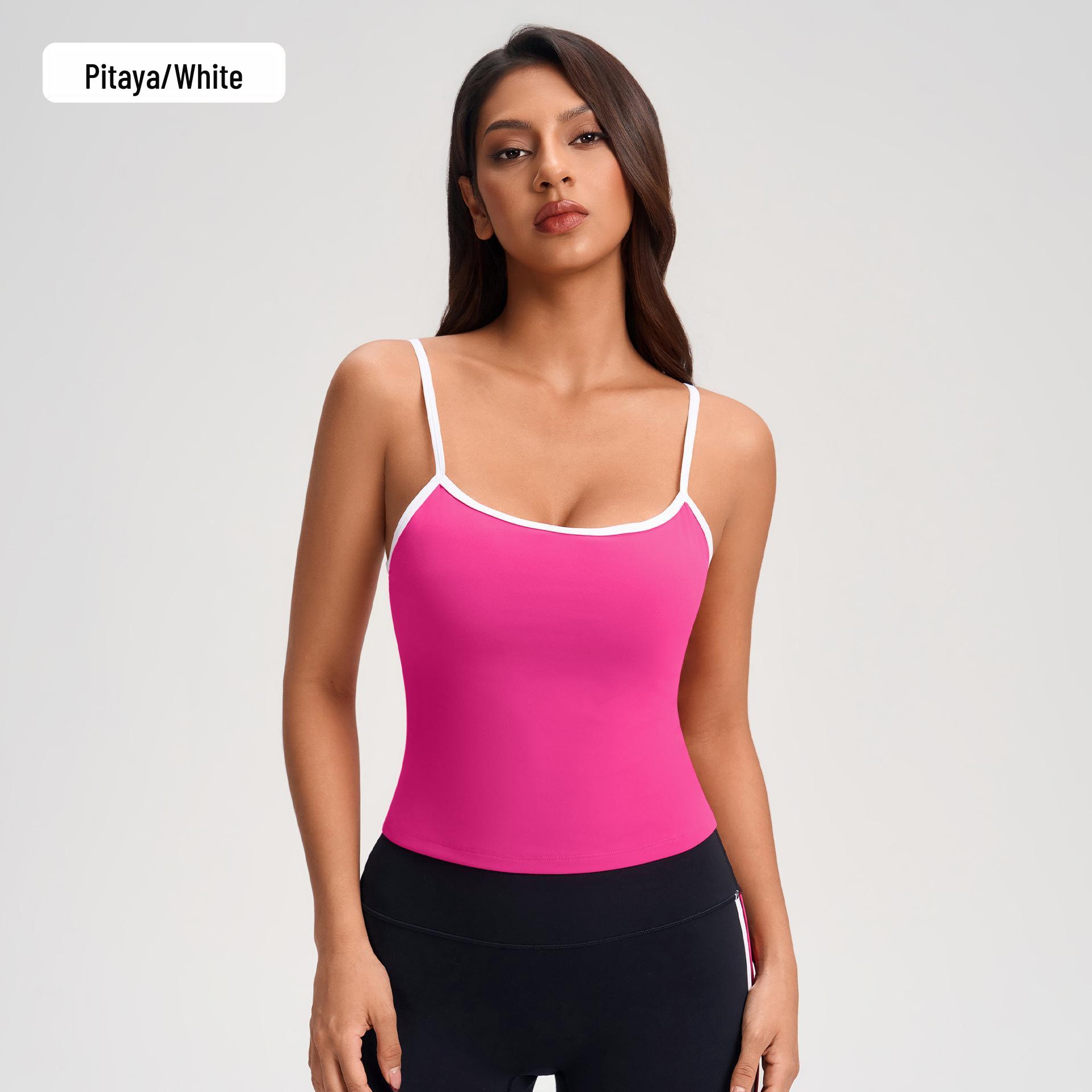 Women s Contrast Strap Yoga Tank Top with Chest Pads, Stylish Back Design, Sleeveless Fitness YG-1001 Size 6 (EU)
Women s Contrast Strap Yoga Tank Top with Chest Pads, Stylish Back Design, Sleeveless Fitness YG-1001 Size 6 (EU)