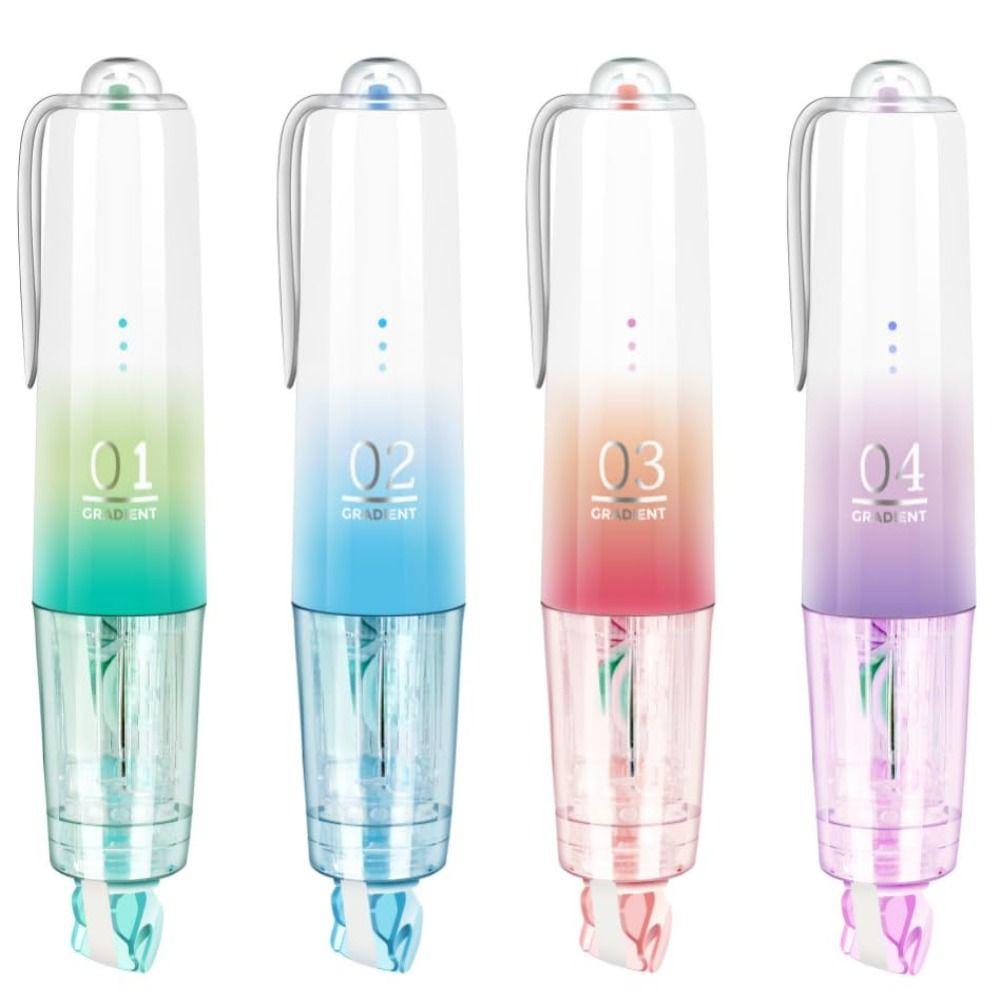 4PCS Durable Retractable Correction Tape Plastic Gradient Color Digital Fog Correction Tape
4PCS Durable Retractable Correction Tape Plastic Gradient Color Digital Fog Correction Tape