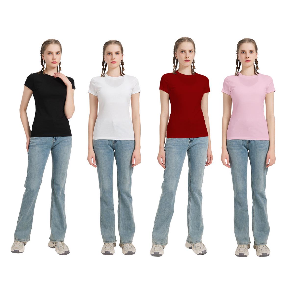 Women s Black & White Slimming Short Sleeve T-shirt - Spicy Summer Style, Solid Color Versatile Top Medium
Women s Black & White Slimming Short Sleeve T-shirt - Spicy Summer Style, Solid Color Versatile Top Medium