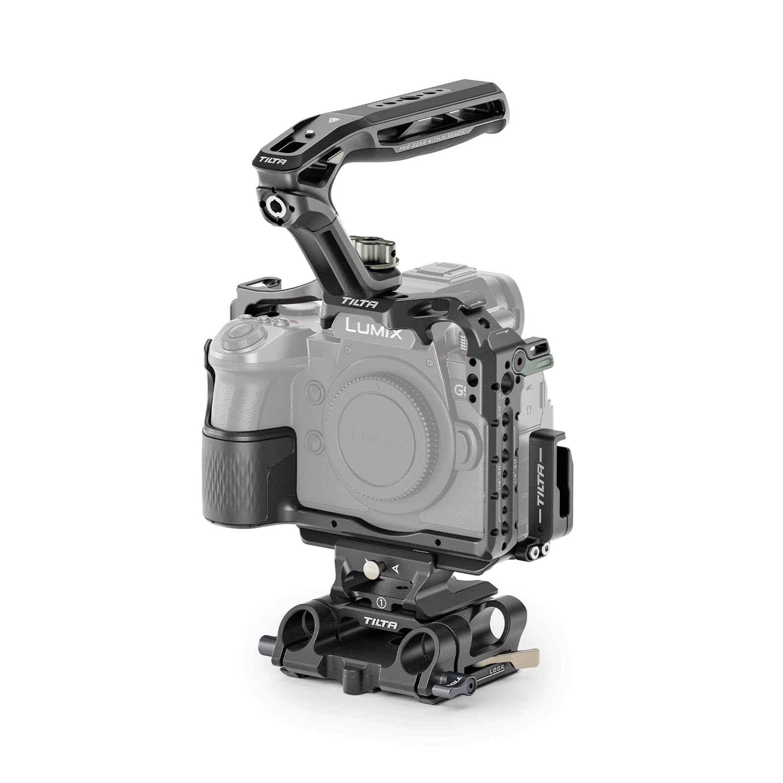 Корзина для камери TILTA, сумісна з Panasonic G9 II Xeno Top LWS Baseplate Універсальна 15-мм LWS Baseplate Base Kit Handle, Adapter, TA-T63-AB
Корзина для камери TILTA, сумісна з Panasonic G9 II Xeno Top LWS Baseplate Універсальна 15-мм LWS Baseplate Base Kit Handle, Adapter, TA-T63-AB