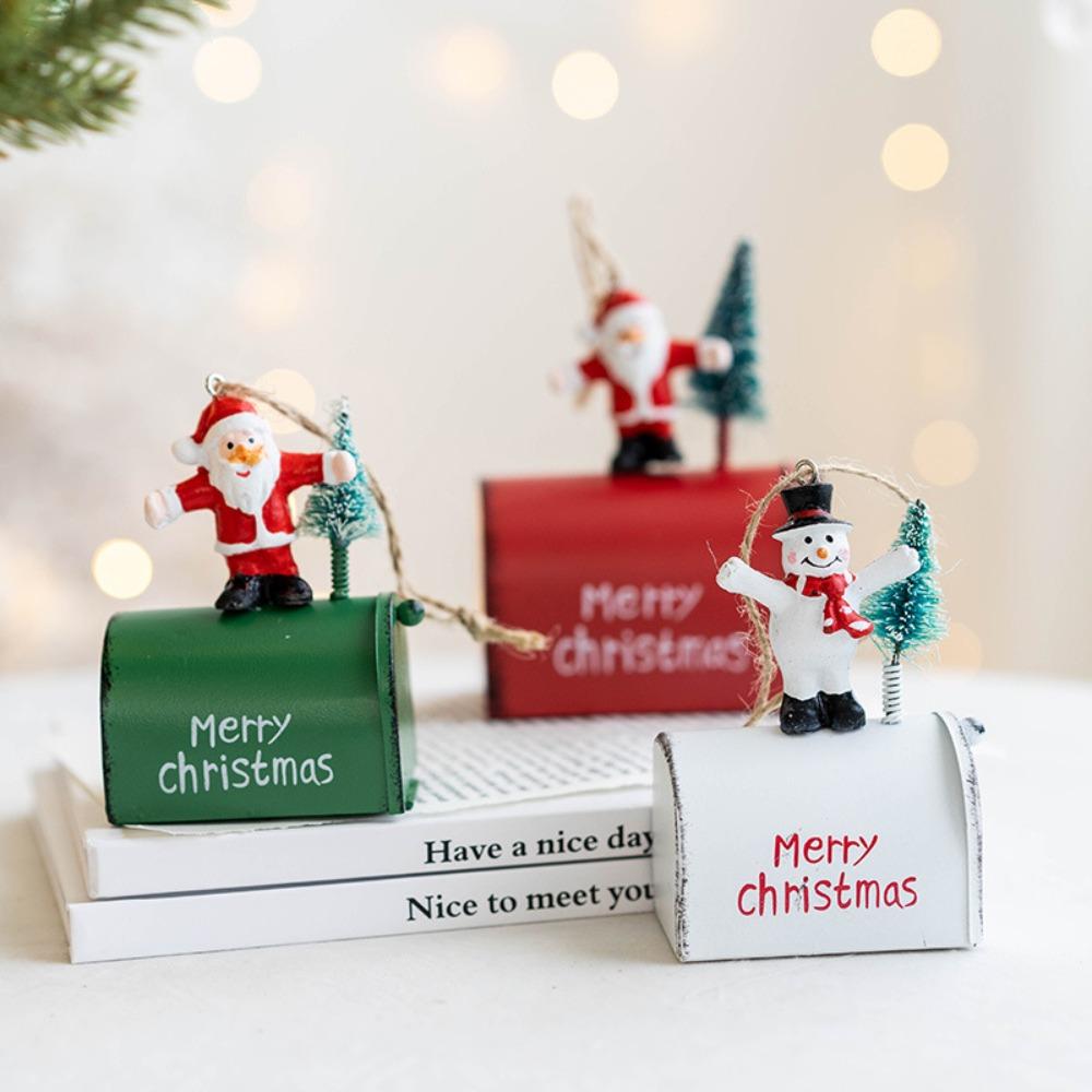 Vintage Christmas Snowman Pendant Iron Car Pendant Christmas Santa Claus Bell New Year moon elk
Vintage Christmas Snowman Pendant Iron Car Pendant Christmas Santa Claus Bell New Year moon elk
