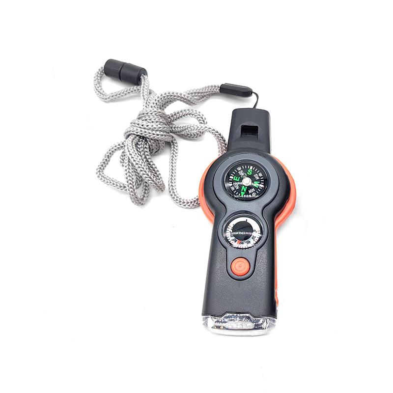 7-in-1 Multi-functional Whistle Outdoor Compass Thermometer LED Light Survival Flashlight Reverse Mirror Magnifying Glass оранжевый
7-in-1 Multi-functional Whistle Outdoor Compass Thermometer LED Light Survival Flashlight Reverse Mirror Magnifying Glass оранжевый