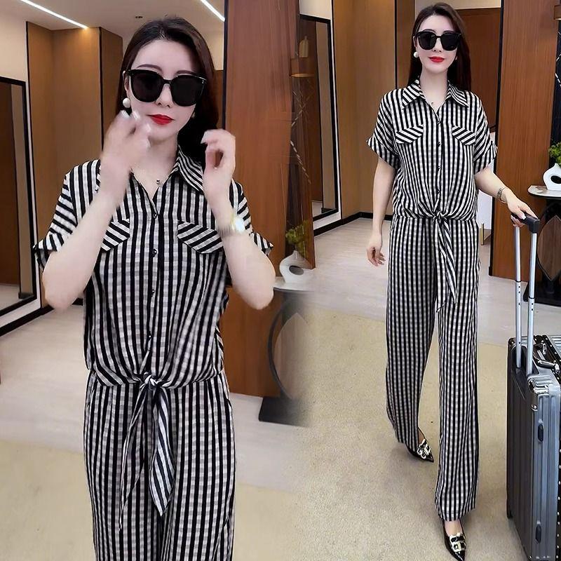 Women s Fashion Summer 2025: Loose Top & Slimming Wide-Leg Pants Two-Piece Set XL (for 115-130 jin)
Women s Fashion Summer 2025: Loose Top & Slimming Wide-Leg Pants Two-Piece Set XL (for 115-130 jin)