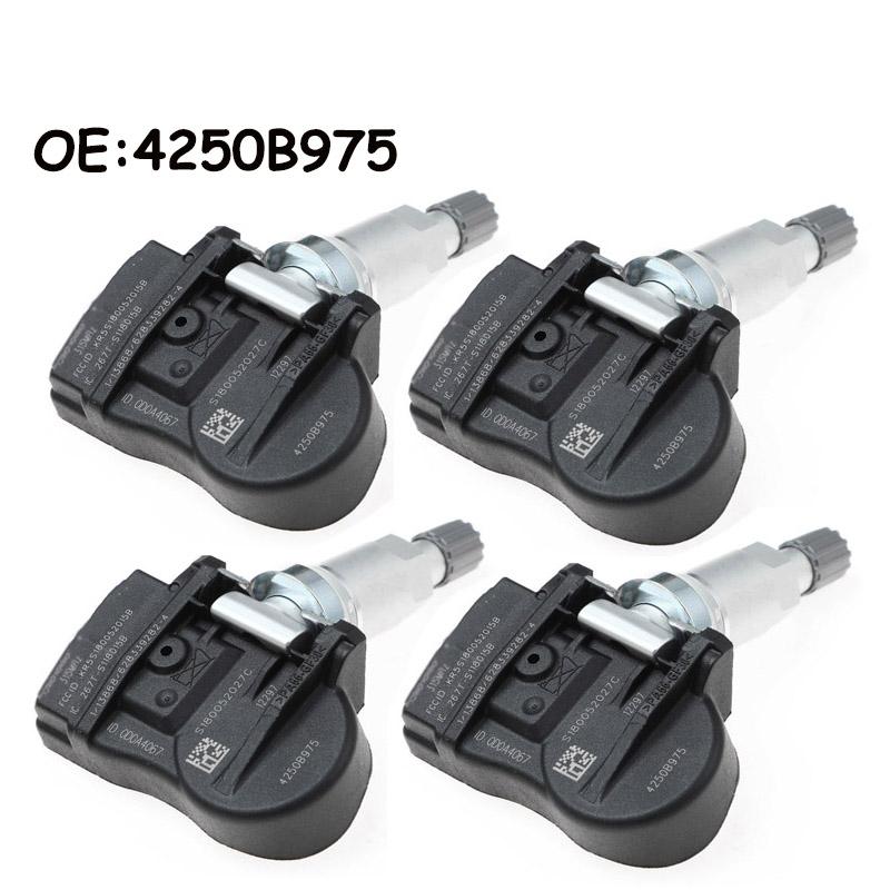 4 шт. датчик TPMS система контроля давления в шинах 315 МГц для Mitsubishi I-Miev Lancer Mirage Outlander Sport 4250B975 4250A030
4 шт. датчик TPMS система контроля давления в шинах 315 МГц для Mitsubishi I-Miev Lancer Mirage Outlander Sport 4250B975 4250A030