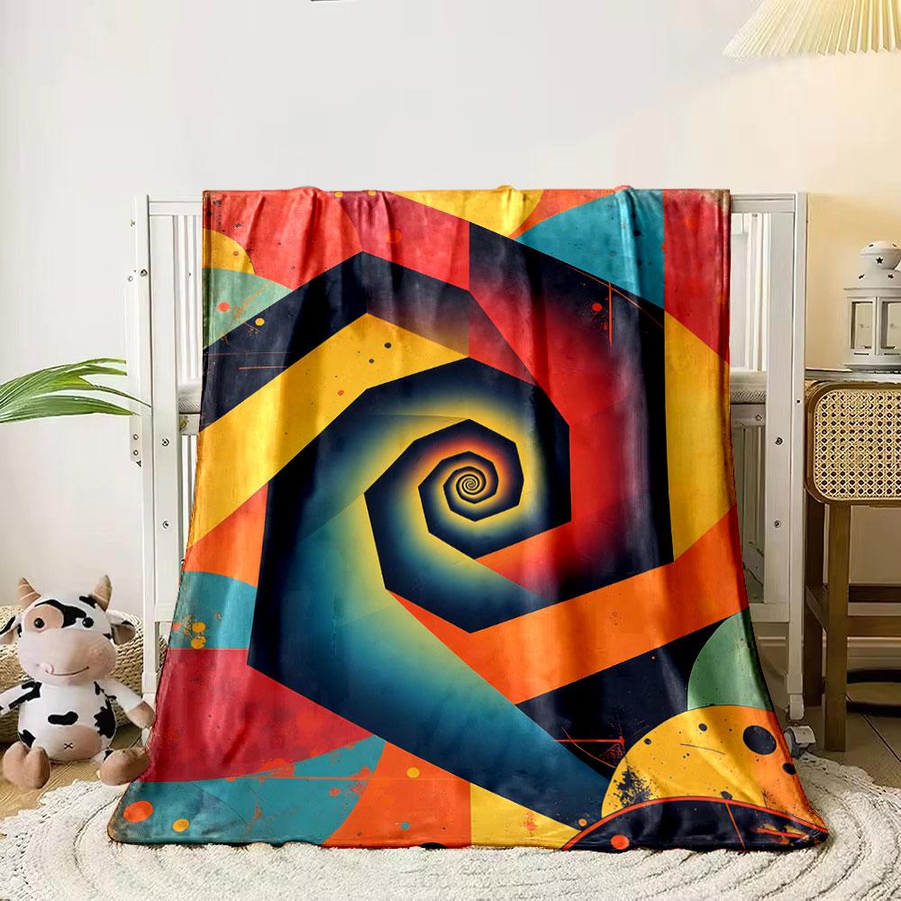A vibrant spiral with geometric shapes and contrasting colors. for all seasons blanket lunch break throw gift 80cm x 120cm
A vibrant spiral with geometric shapes and contrasting colors. for all seasons blanket lunch break throw gift 80cm x 120cm