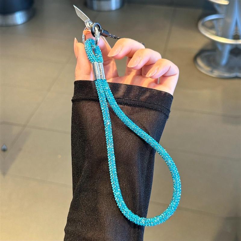INS Glitter Phone Lanyard Phone Crystal Wrist Straps Keychain Anti-lost Rope For iPhone 16 Samsung Universal Bling Hanging Cord Other
INS Glitter Phone Lanyard Phone Crystal Wrist Straps Keychain Anti-lost Rope For iPhone 16 Samsung Universal Bling Hanging Cord Other
