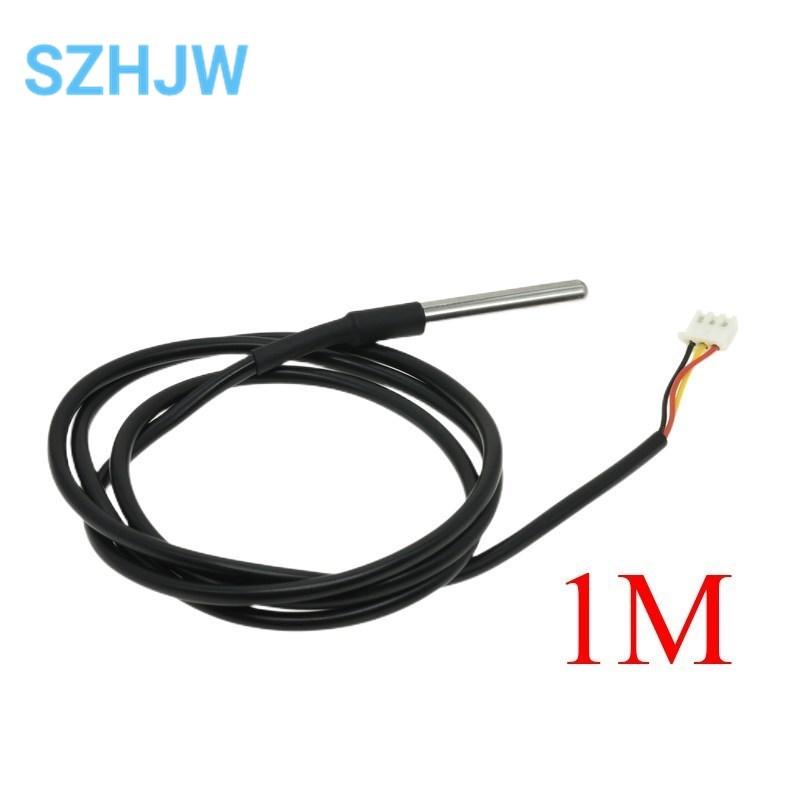 DS18B20 Stainless Steel Package 1/2/3/5Meter 100/200/300/500CM Waterproof 18b20 Cable Probe Temperature Sensor 1PCS
DS18B20 Stainless Steel Package 1/2/3/5Meter 100/200/300/500CM Waterproof 18b20 Cable Probe Temperature Sensor 1PCS
