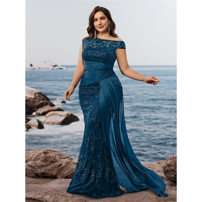 European and American Plus-Size Evening Dresses for Parties, Mother s Dresses, Plus Size Wedding Dresses Teal Blue 0 XL
European and American Plus-Size Evening Dresses for Parties, Mother s Dresses, Plus Size Wedding Dresses Teal Blue 0 XL