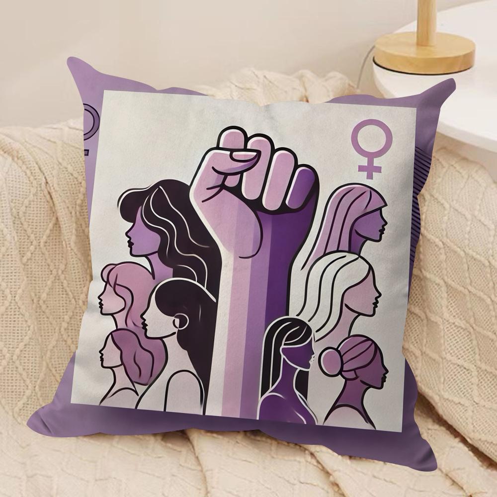 International Women s Day Cushion Cover Silky Short Plush Sofa Pillow Cover Hidden Zipper Soft Dustproof Case for Home Decor 30cmx30cm
International Women s Day Cushion Cover Silky Short Plush Sofa Pillow Cover Hidden Zipper Soft Dustproof Case for Home Decor 30cmx30cm