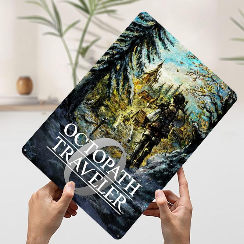 Octopath Traveler Game Cover Art Poster Customized Wall Art Vintage Metal Signs Retro Tin Plaque for Man Cave Coffee Bar Decor 7.9x11.8In(20x30cm)
Octopath Traveler Game Cover Art Poster Customized Wall Art Vintage Metal Signs Retro Tin Plaque for Man Cave Coffee Bar Decor 7.9x11.8In(20x30cm)