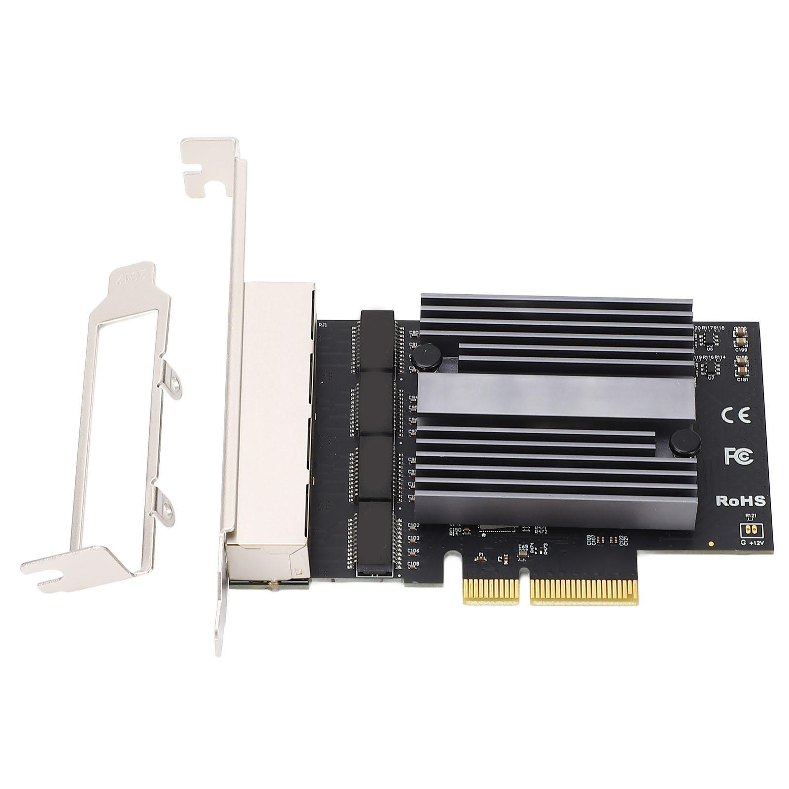 4 Port Gigabit Ethernet Card Excellent Heat Dissipation 2.5G Gigabit Quad RJ45 Port NIC Card for
4 Port Gigabit Ethernet Card Excellent Heat Dissipation 2.5G Gigabit Quad RJ45 Port NIC Card for