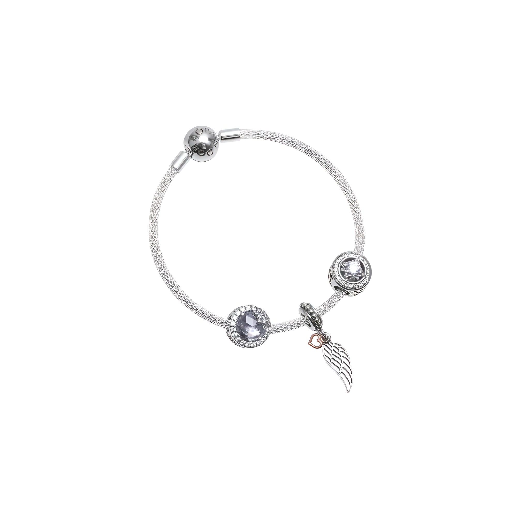 Pandora Shiny Vintage 925 Silver Bracelet Women bracelets PAND00054-OP Box
Pandora Shiny Vintage 925 Silver Bracelet Women bracelets PAND00054-OP Box