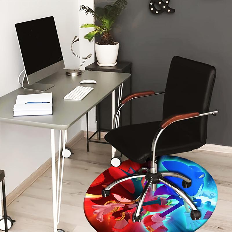 1pc Sonic and ShadowSpeed Clash Round carpet, Made of Polyester,Perfect for Decorating Office Chairs, Living Rooms,fplt082 80cm by 80cm
1pc Sonic and ShadowSpeed Clash Round carpet, Made of Polyester,Perfect for Decorating Office Chairs, Living Rooms,fplt082 80cm by 80cm