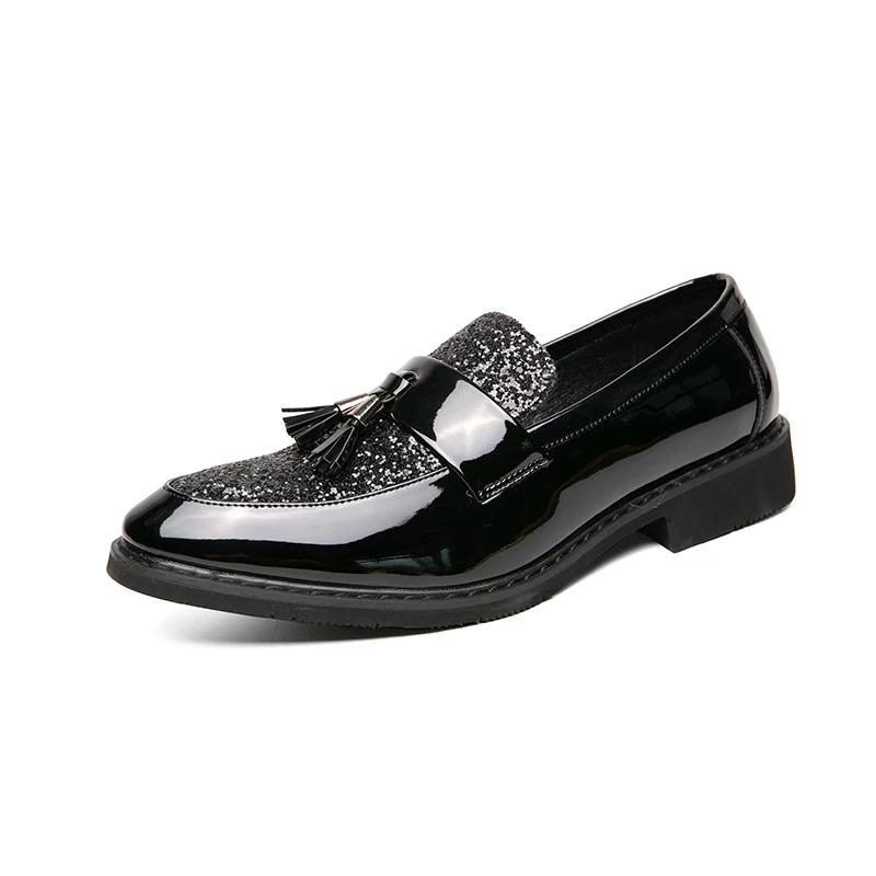 Men s Glossy Leather Shoes Europe America Soft Soled Comfortable Loafers Luxurious Formal Shoes for Men Business Male Shoes 47 чорний
Men s Glossy Leather Shoes Europe America Soft Soled Comfortable Loafers Luxurious Formal Shoes for Men Business Male Shoes 47 чорний