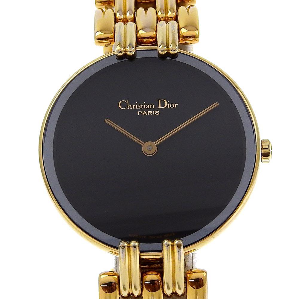 Dior Bakira Watches 46154-3 blackDial Plated Gold Quartz Analog display Women Used
Dior Bakira Watches 46154-3 blackDial Plated Gold Quartz Analog display Women Used
