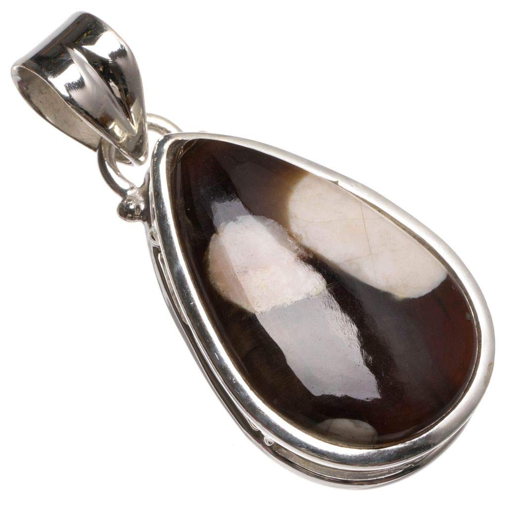 StarGems Natural Penut Wood Jasper Handmade Unique 925 Sterling Silver Pendant 1 1/2 T0553
StarGems Natural Penut Wood Jasper Handmade Unique 925 Sterling Silver Pendant 1 1/2 T0553