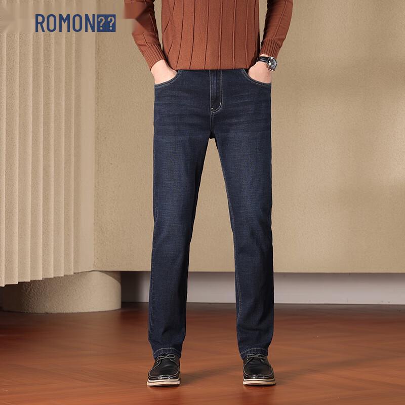 ROMON Men s Straight-Leg Stretch Jeans 38
ROMON Men s Straight-Leg Stretch Jeans 38