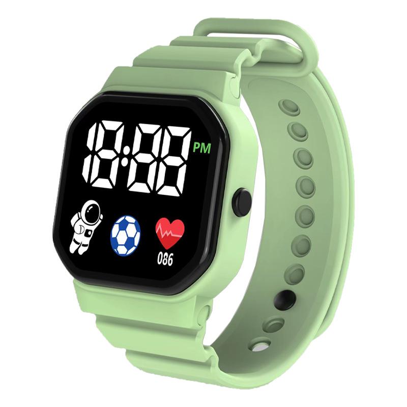 Unicorn Watch Female Wind Junior High School Student Simple Temperament Square Sports College Harajuku Electronic Watch світло-зелений колір
Unicorn Watch Female Wind Junior High School Student Simple Temperament Square Sports College Harajuku Electronic Watch світло-зелений колір