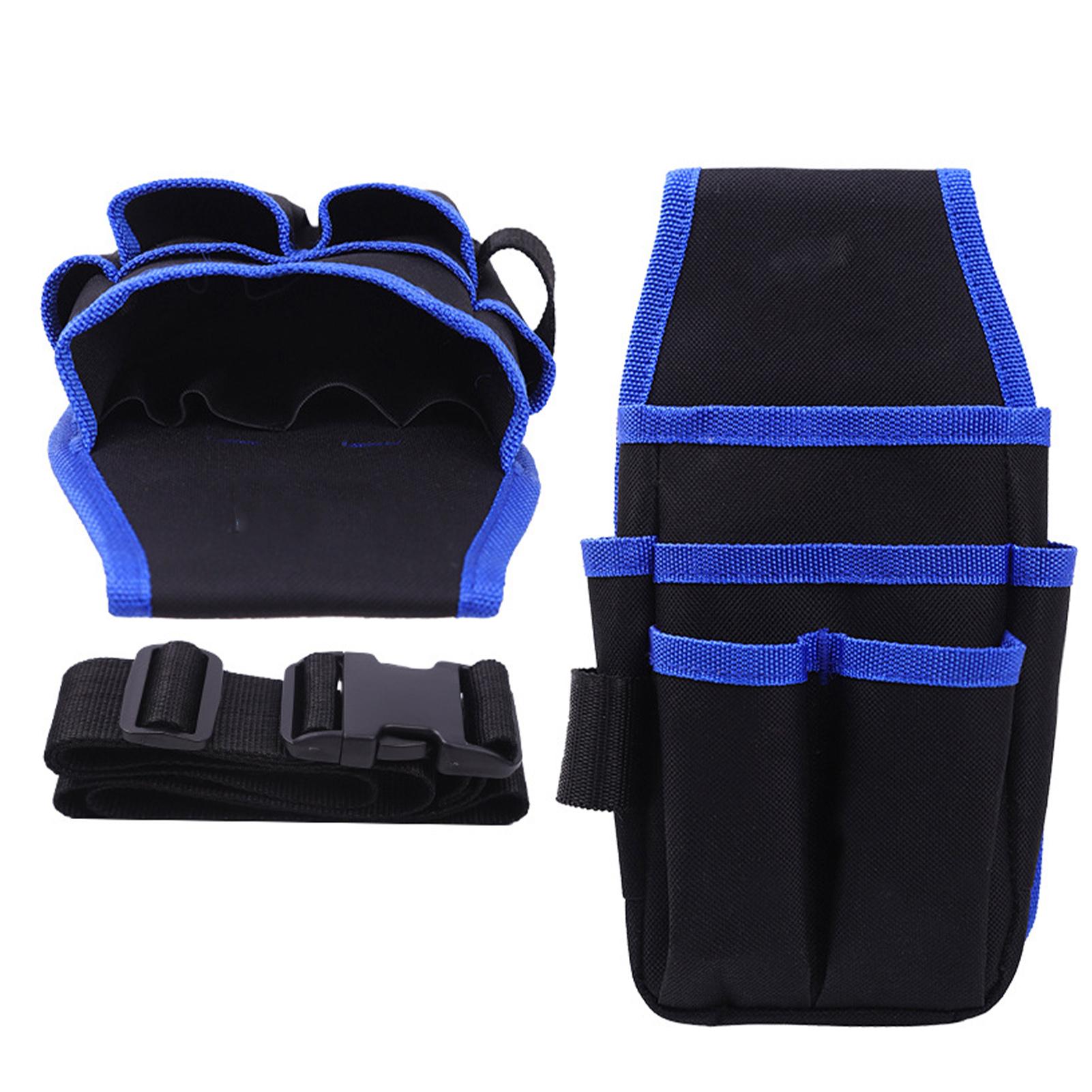 Electrician Tool Bag Multifunctional Oxford Cloth Waist Kit for Professional Repair Blue
Electrician Tool Bag Multifunctional Oxford Cloth Waist Kit for Professional Repair Blue