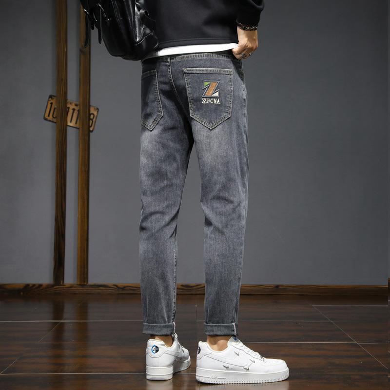 Spring men s jeans versatile embroidered stretch simple casual fashion smoke gray straight pants for men 36 сірий колір
Spring men s jeans versatile embroidered stretch simple casual fashion smoke gray straight pants for men 36 сірий колір