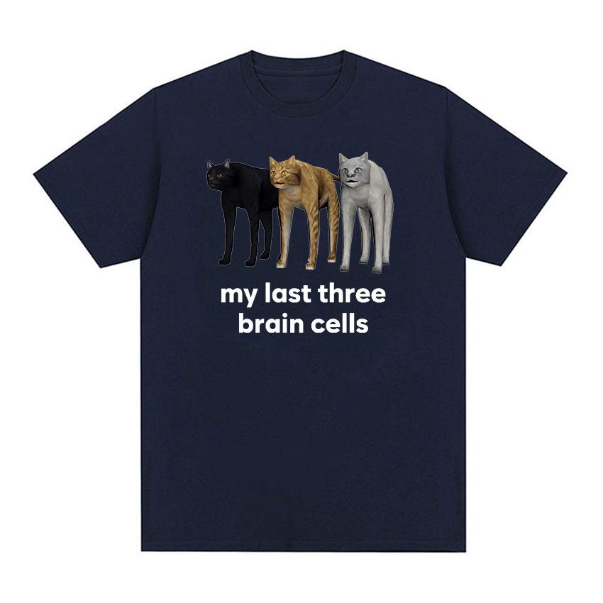 My Last Three Brain Cells Cats Funny Meme T Shirts Men Women Fashion Casual Short Sleeve T-shirt Tops 100% Cotton Oversized Tees
My Last Three Brain Cells Cats Funny Meme T Shirts Men Women Fashion Casual Short Sleeve T-shirt Tops 100% Cotton Oversized Tees