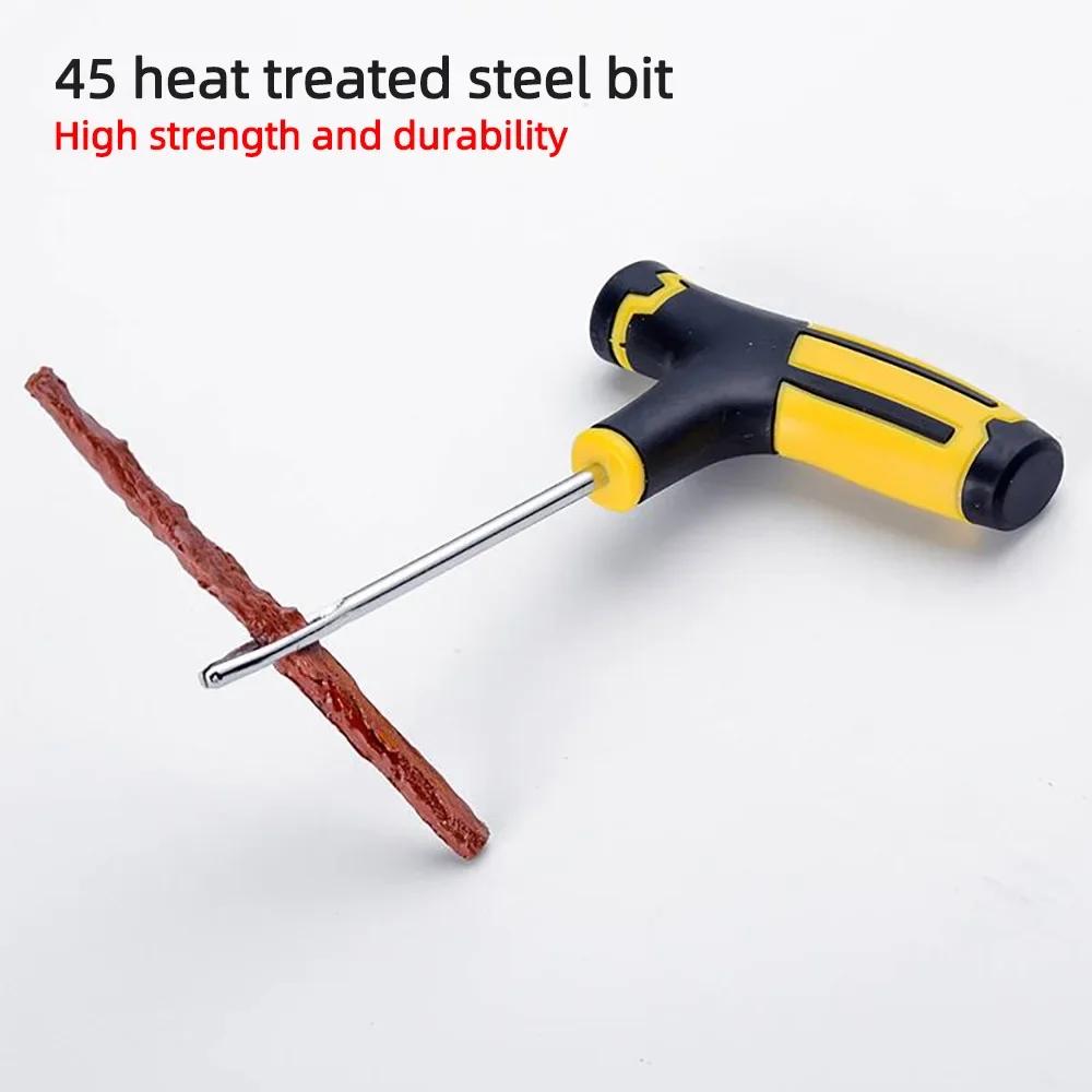 Portable Car Tire Repair Tool Kit with Rubber Strips Tubeless Tyre Puncture Studding Plug Set Bike Motorcycle Tire Repair Tool
Portable Car Tire Repair Tool Kit with Rubber Strips Tubeless Tyre Puncture Studding Plug Set Bike Motorcycle Tire Repair Tool