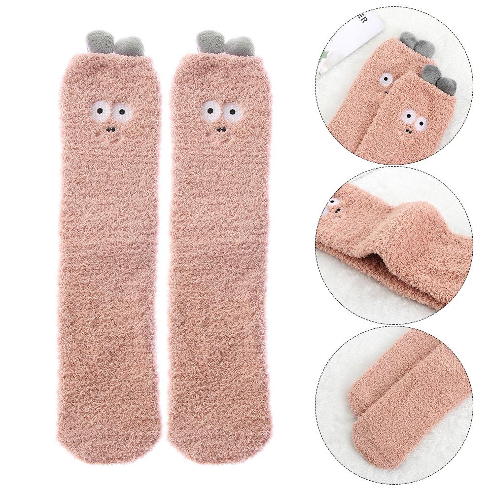 Cartoon Animal Winter Warm Christmas gift Thickening Embroidery Coral Velvet Socks Sleep Bed Sock
Cartoon Animal Winter Warm Christmas gift Thickening Embroidery Coral Velvet Socks Sleep Bed Sock