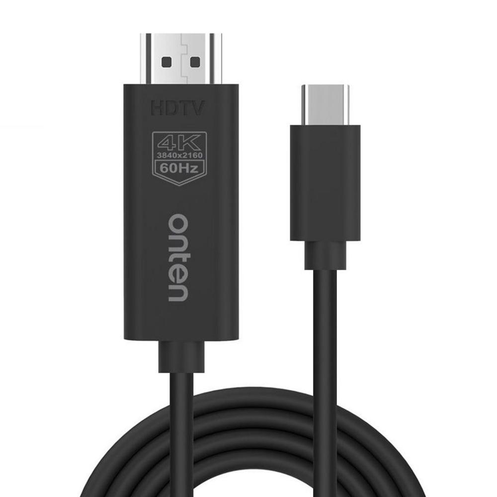 ONTEN UC501 Type-C to HDMI Cable 4K 60Hz HD Video Adapter Cord for Phone/Laptop Screen Mirroring A
ONTEN UC501 Type-C to HDMI Cable 4K 60Hz HD Video Adapter Cord for Phone/Laptop Screen Mirroring A