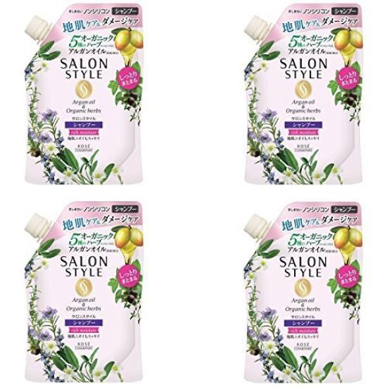 KOSE SALON STYLE Silicone-free Shampoo (Rich Moisture) Refill 360ml (4 bottles)
KOSE SALON STYLE Silicone-free Shampoo (Rich Moisture) Refill 360ml (4 bottles)