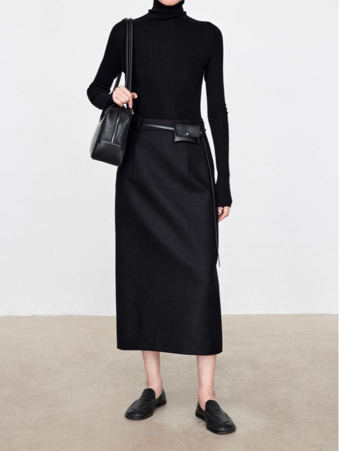 Skin-Friendly High-Waist Wool Midi Skirt with Slit - Minimalist Mid-Length Design Extra Large коричневый/красный
Skin-Friendly High-Waist Wool Midi Skirt with Slit - Minimalist Mid-Length Design Extra Large коричневый/красный