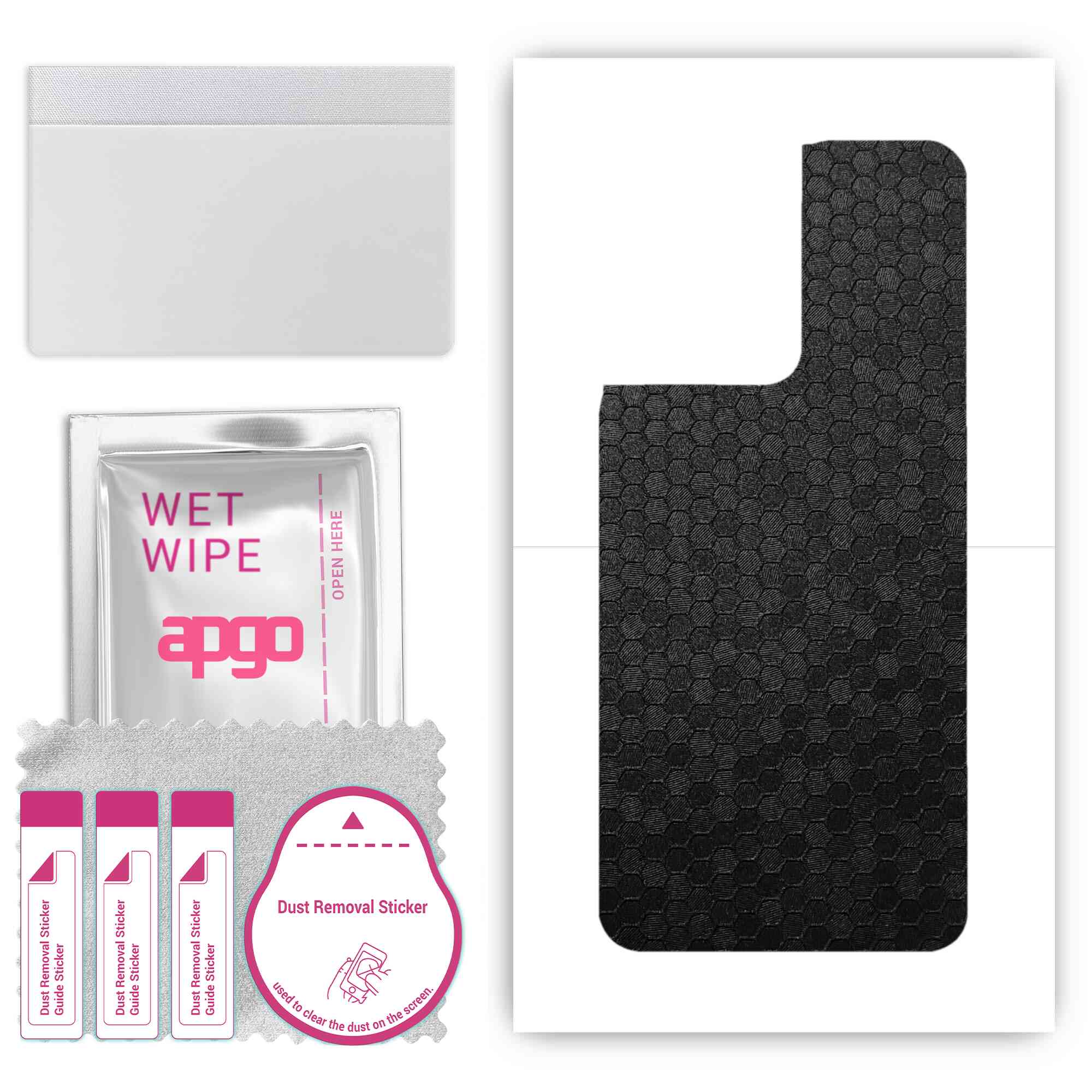 apgo Protective Skin Sticker for the back compatible with Oppo Reno8, Wrap Film, Foil, Vinyl - Pattern Black Honeycomb
apgo Protective Skin Sticker for the back compatible with Oppo Reno8, Wrap Film, Foil, Vinyl - Pattern Black Honeycomb