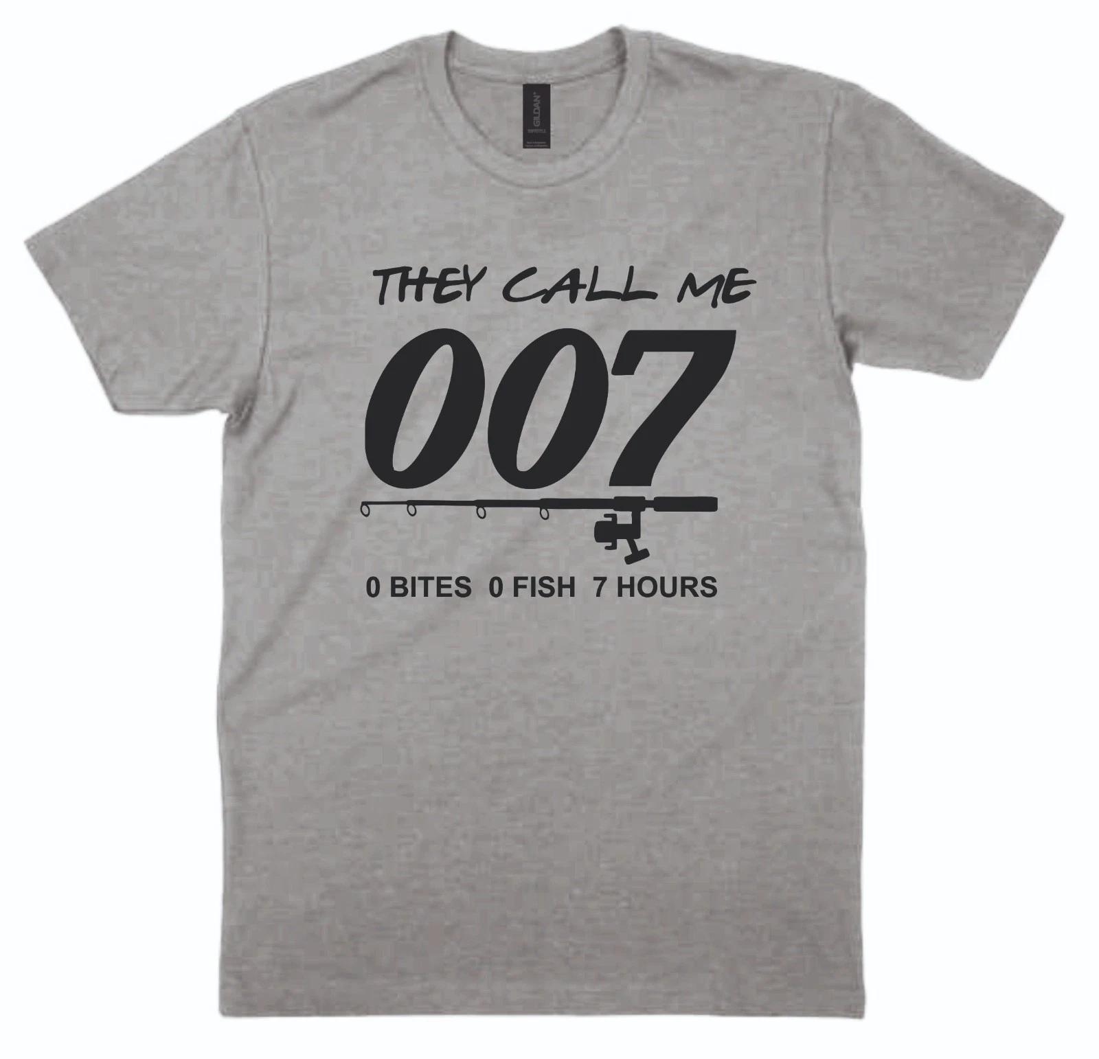 Fishing T shirt They Call Me OO7 Angling Humorous Xmas Gift S
Fishing T shirt They Call Me OO7 Angling Humorous Xmas Gift S