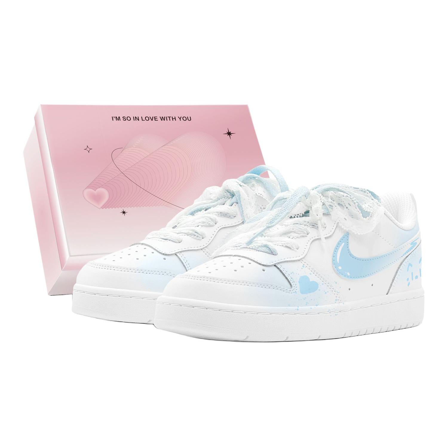 Nike Court Borough GS Couple s, Romantic Favor, Ice Blue Beloved Low top Skateboard Shoes Women s BQ5448-100(TeamS2-S-BOX) 36
Nike Court Borough GS Couple s, Romantic Favor, Ice Blue Beloved Low top Skateboard Shoes Women s BQ5448-100(TeamS2-S-BOX) 36