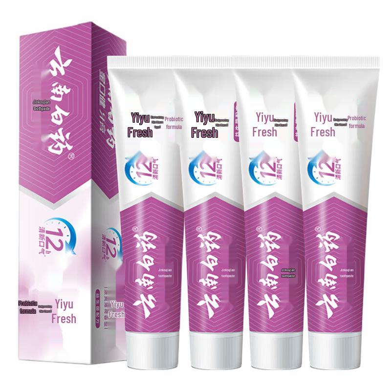 Yunnan Baiyao Probiotic Mint Toothpaste (4 x 105g)
Yunnan Baiyao Probiotic Mint Toothpaste (4 x 105g)