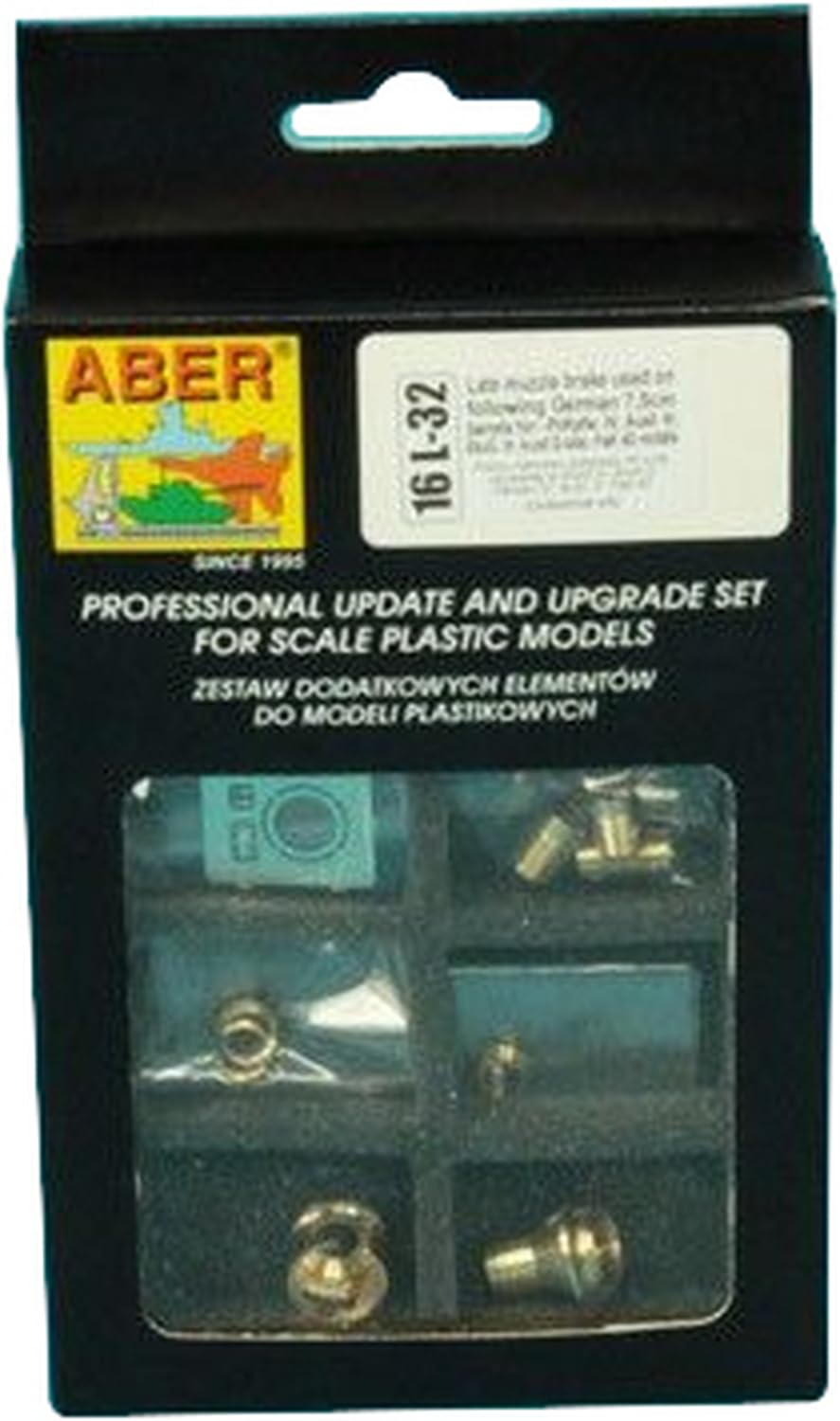 Aber German Gun Late Muzzle Brake Plastic Model Parts 16L32 1/16 Pak40/IV Tank/Assault (Tank)
Aber German Gun Late Muzzle Brake Plastic Model Parts 16L32 1/16 Pak40/IV Tank/Assault (Tank)