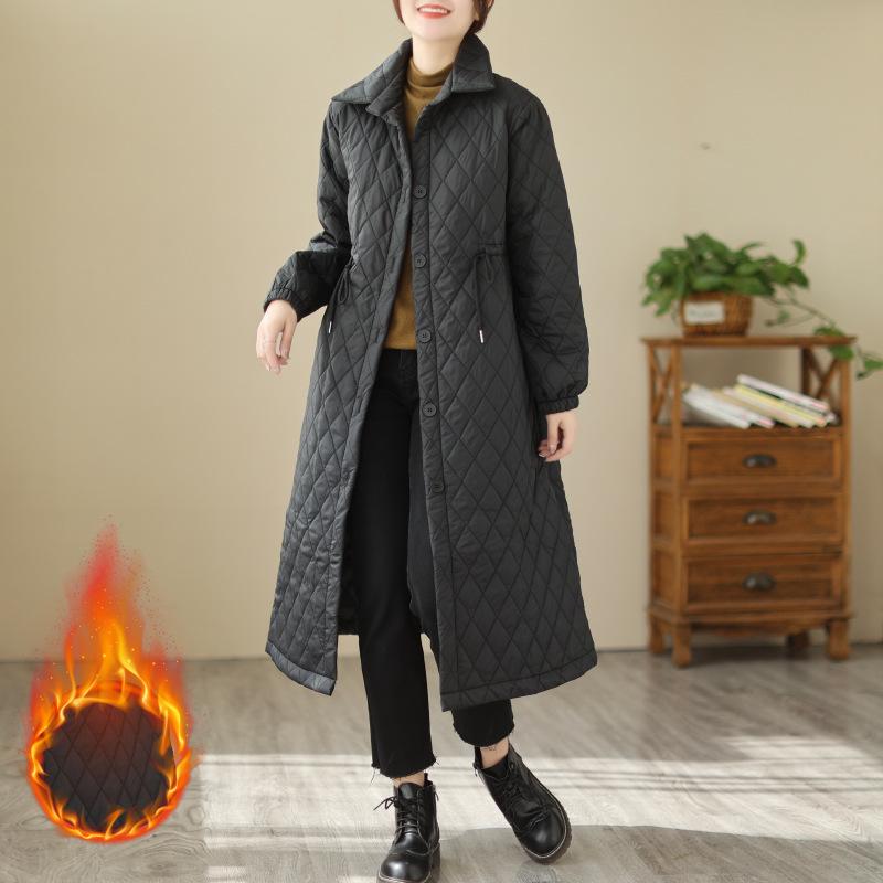 Women s Quilted Long Sleeve Mid-Length Shirt, Casual Cotton Windbreaker Jacket for Autumn & Winter XL чёрный
Women s Quilted Long Sleeve Mid-Length Shirt, Casual Cotton Windbreaker Jacket for Autumn & Winter XL чёрный