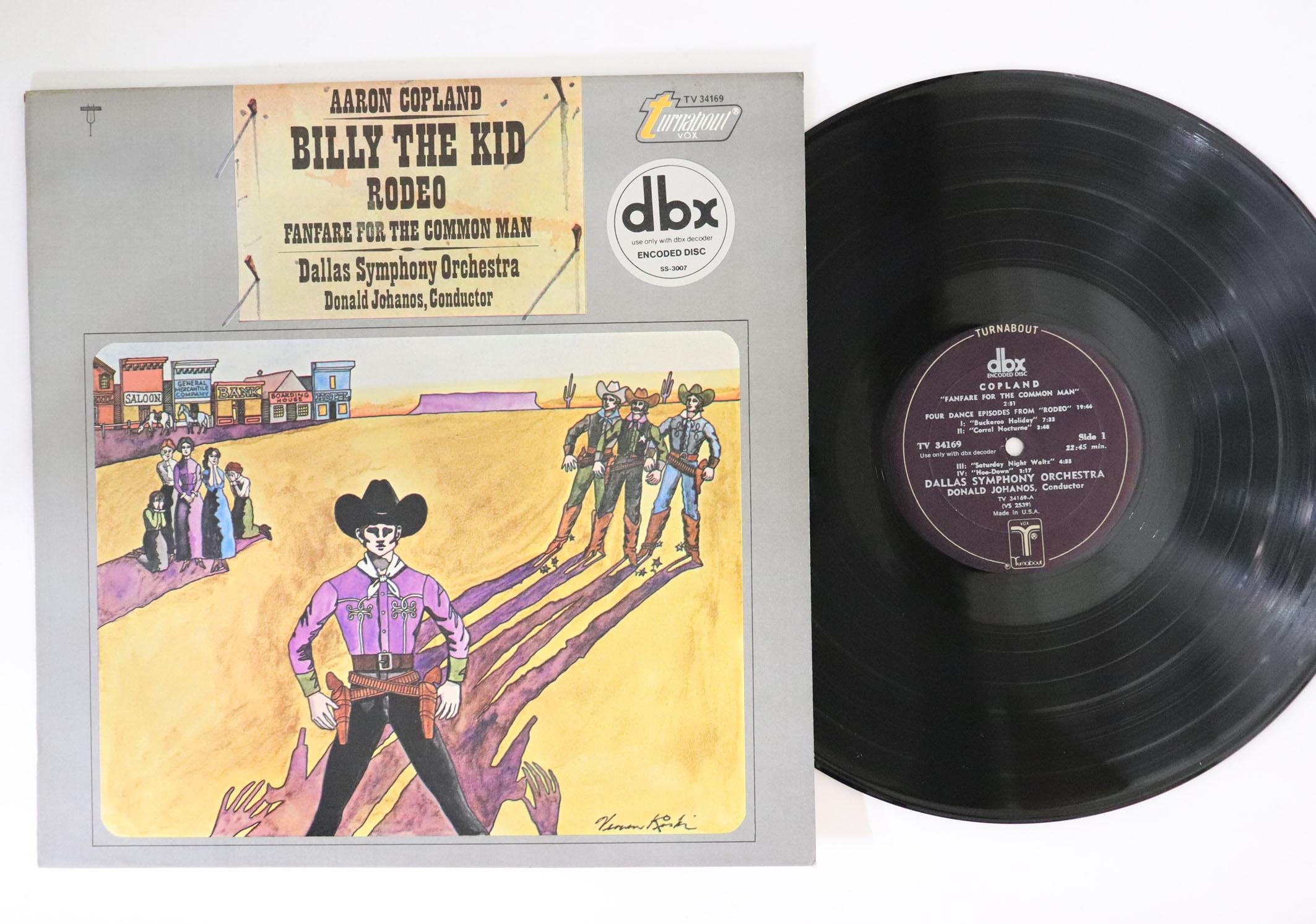 LP Record AARON COPLAND DALLAS SYMPHONY ORCH Billy The Kid Rodeo Fanfare For TV34169 TURNABOUT US Classical Used
LP Record AARON COPLAND DALLAS SYMPHONY ORCH Billy The Kid Rodeo Fanfare For TV34169 TURNABOUT US Classical Used