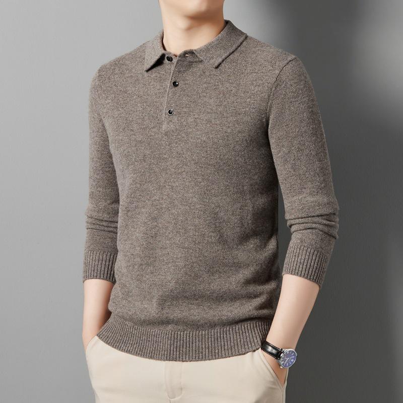 Men s 100% Wool Lapel Polo Sweater - Autumn/Winter Middle-Aged Dad Style XL
Men s 100% Wool Lapel Polo Sweater - Autumn/Winter Middle-Aged Dad Style XL