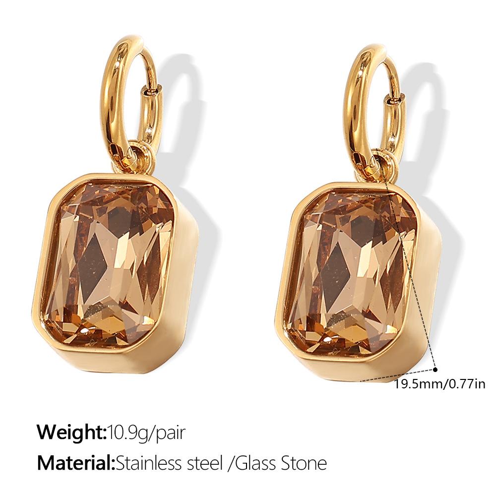 2026 Europe, America, New Products, Square Glass Stone Pendant, Earrings, Necklace, Women s Simple and Light Luxury, Women s Jewelry
2026 Europe, America, New Products, Square Glass Stone Pendant, Earrings, Necklace, Women s Simple and Light Luxury, Women s Jewelry