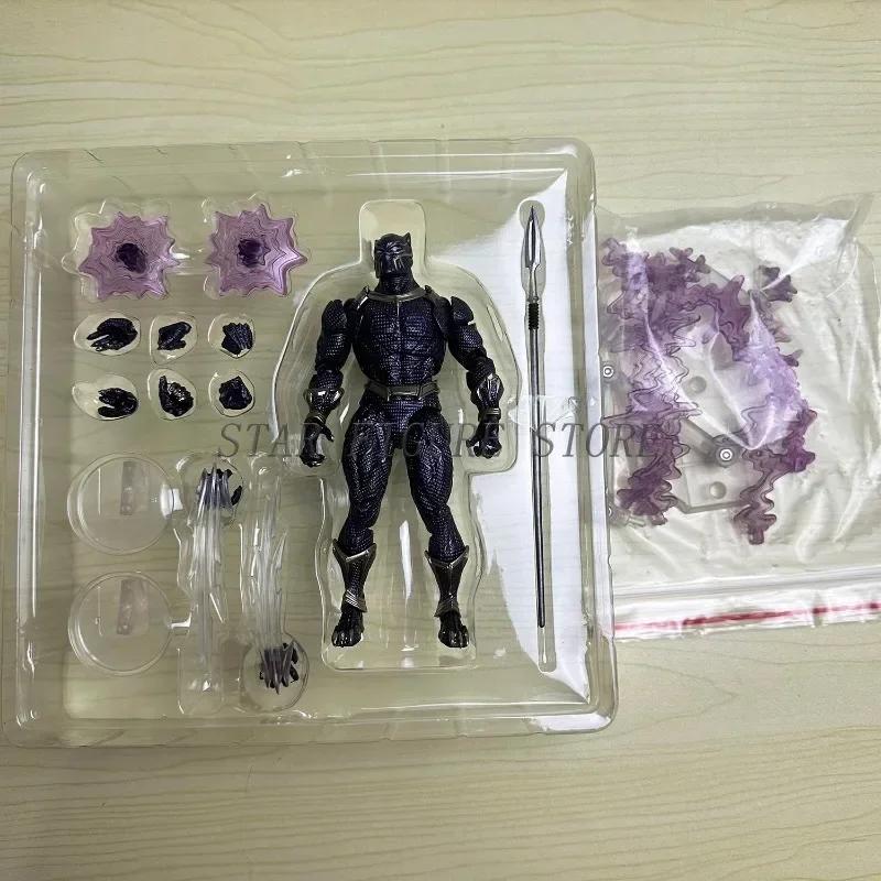 Amazing Yamaguchi Black Panther Action Figure Collector Miniature 15cm Kaiyodo Revoltech #030 Marvel T Challa Movable Figurine Playthings
Amazing Yamaguchi Black Panther Action Figure Collector Miniature 15cm Kaiyodo Revoltech #030 Marvel T Challa Movable Figurine Playthings
